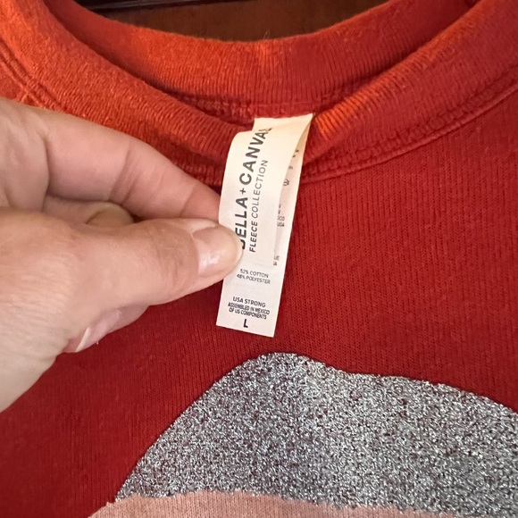 Glitter Smiley Face Sweatshirt - Picture 3 of 3